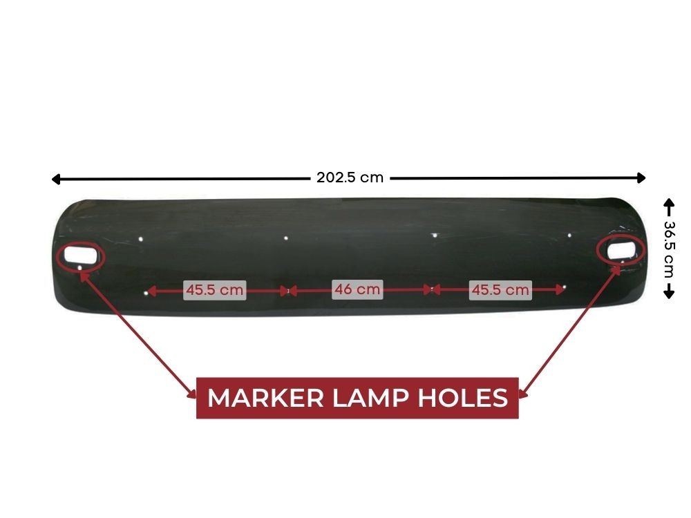 MAN TGS Sunvisor – With 2 Marker Lamp Holes – M/L/LX (2007-2014) image 2
