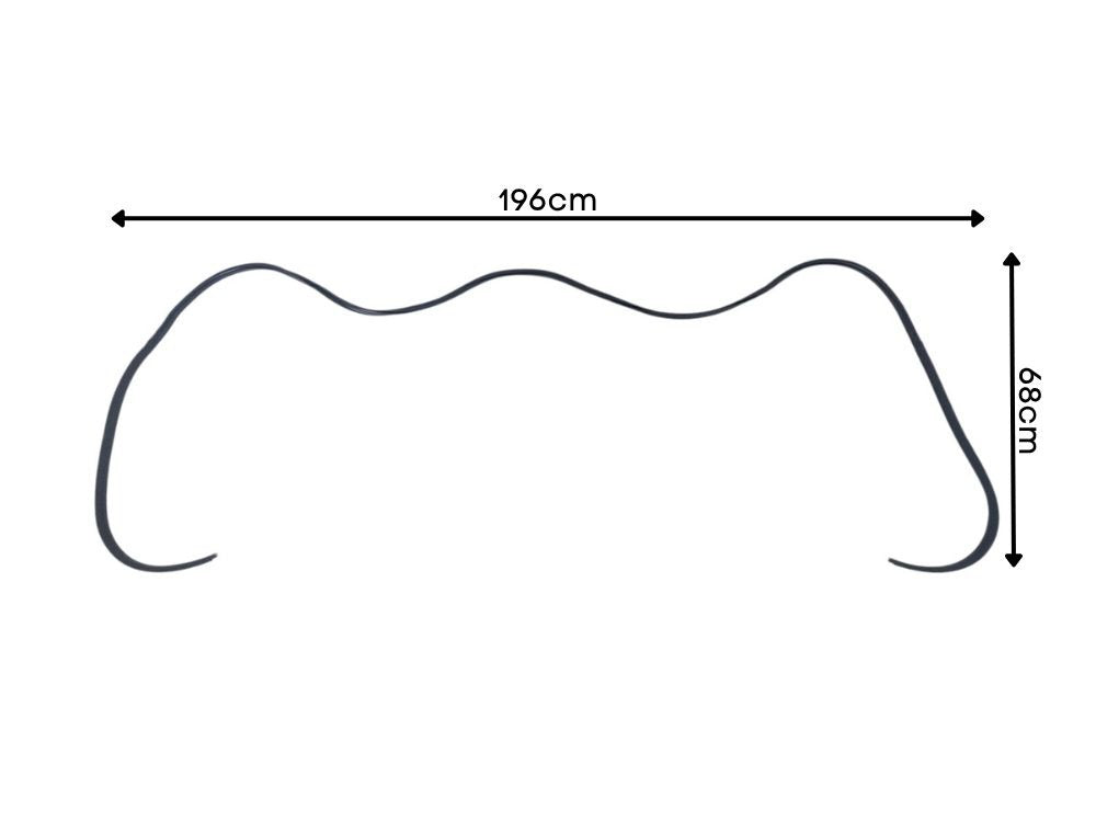 Isuzu F Series FTR/FVD/FVL/FVM/FVR/FVZ/FVY/FXY/FXZ/FYH/FTS 4×4 (2008-On) – Front Windscreen Molding – Upper | Image 2