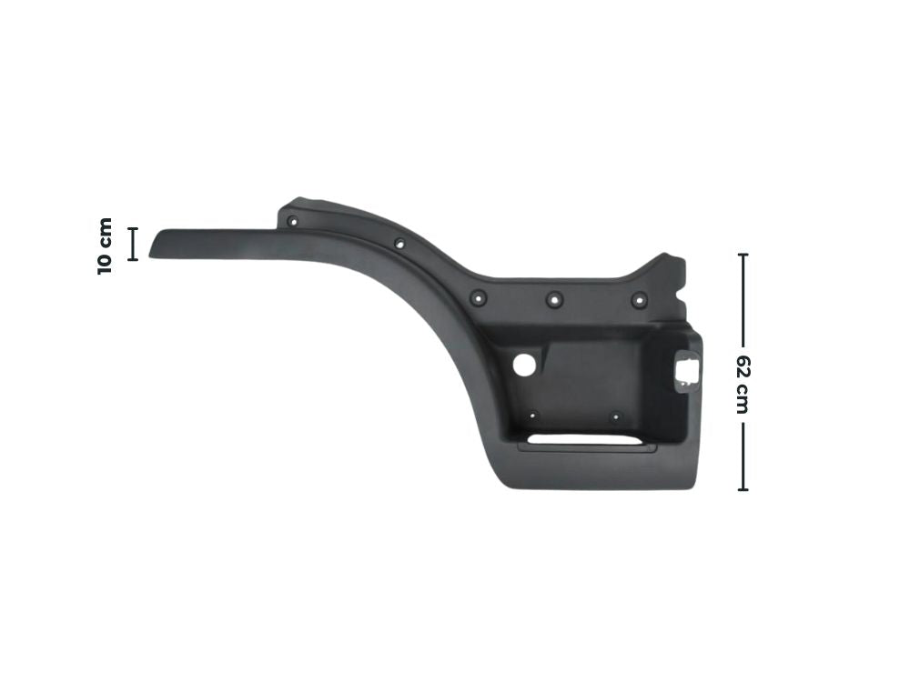 MAN TGL Step Panel Right Hand – Single Step – Black – C/CC/L/LX/DN (2014-2022) image 2