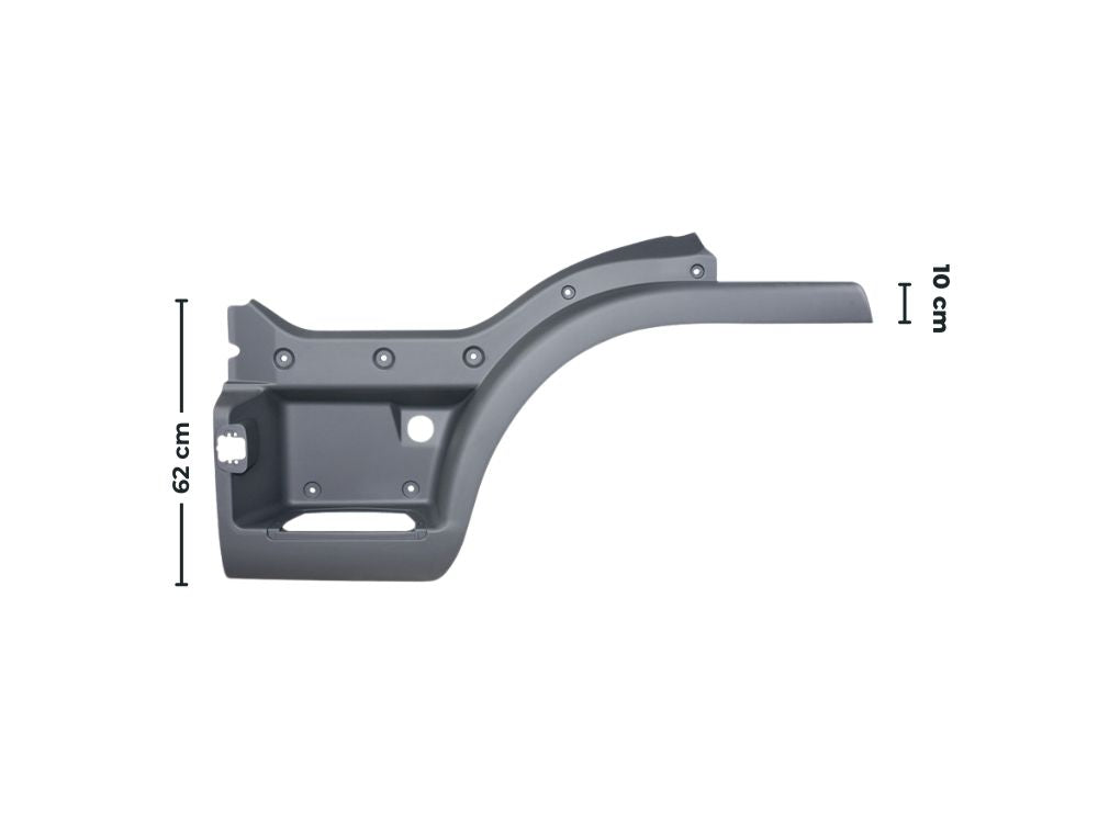 MAN TGL Step Panel Left Hand – Single Step – Grey – C/CC/L/LX/DN (2014-2022) image 2