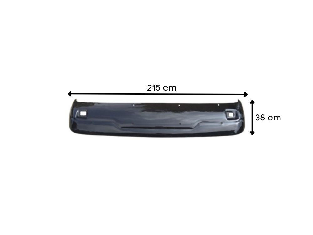 DAF CF Series low-roof sunvisor dimensions