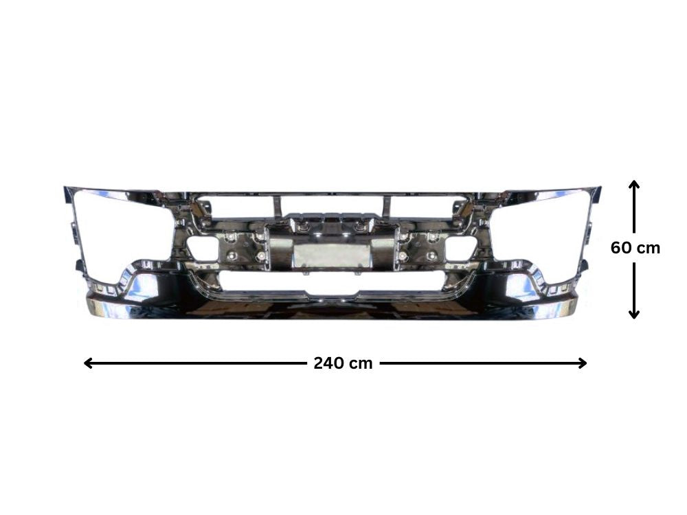 Mitsubishi Fuso Front Bumper Bar – Low Bar – Chrome – Shogun (19-On) product image
