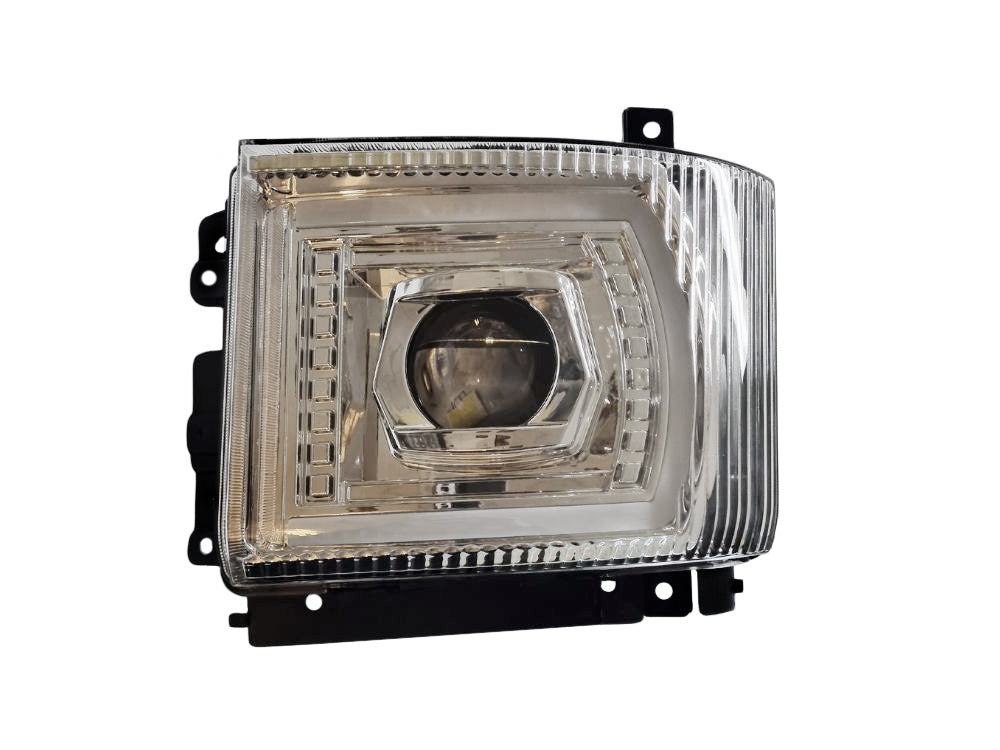 HeadLamp L/H - LED - Chrome - Electric Adjust - NLR/NLS/NMR/NPR/NQR/NPS - N Series (08-On)