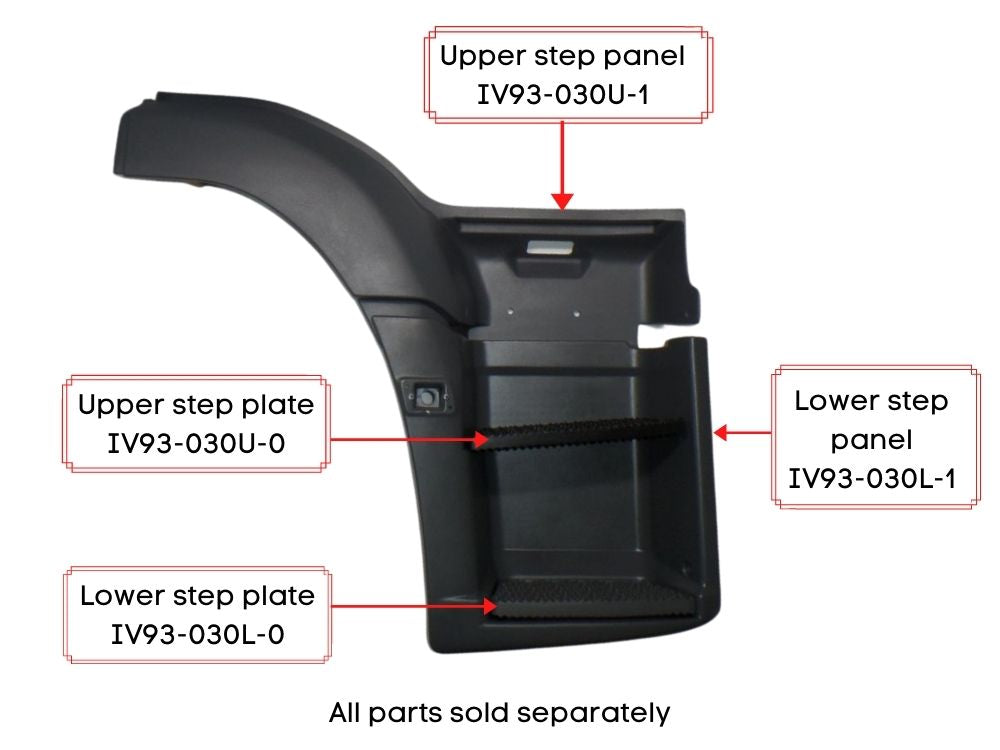 Iveco Step Plate R/H = L/H (Right Hand = Left Hand) – Upper – Eurotech 240 (92-04) product image