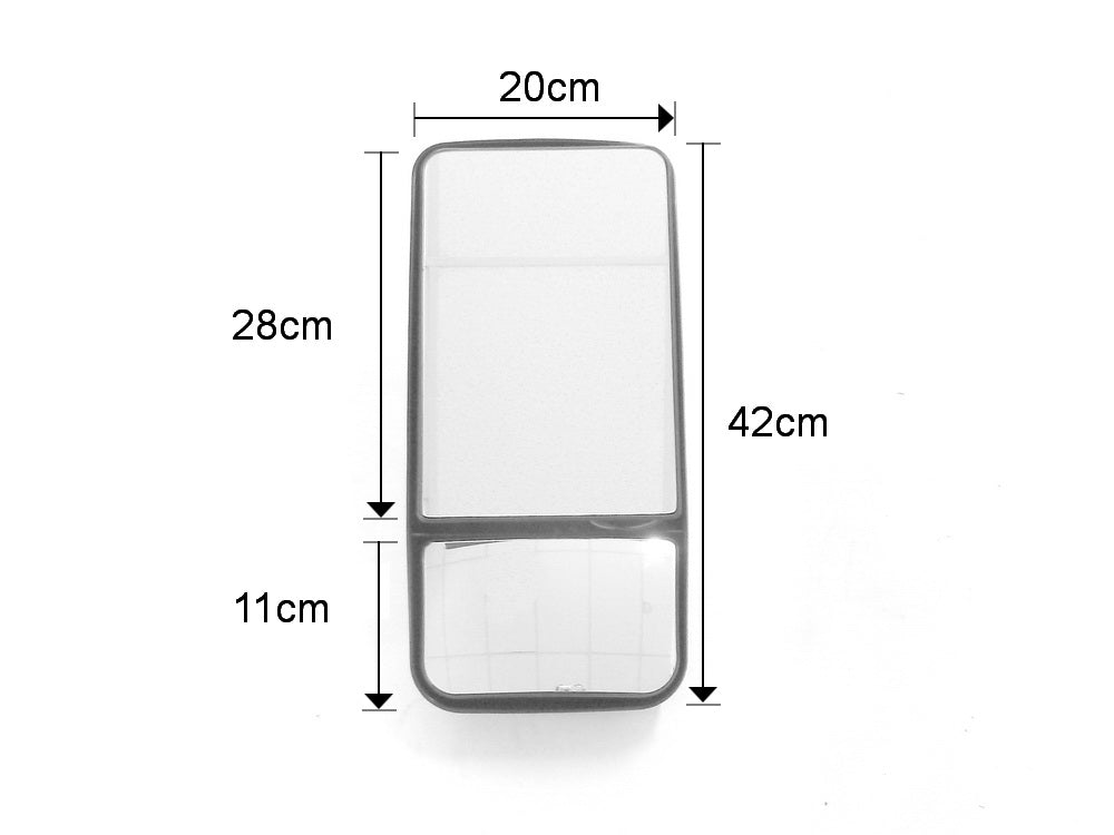 Mitsubishi Fuso Mirror Head R/H = L/H (Right Hand = Left Hand) – Electric – Flat Main Glass With Spotter – FK/FM/FN (96-08)…