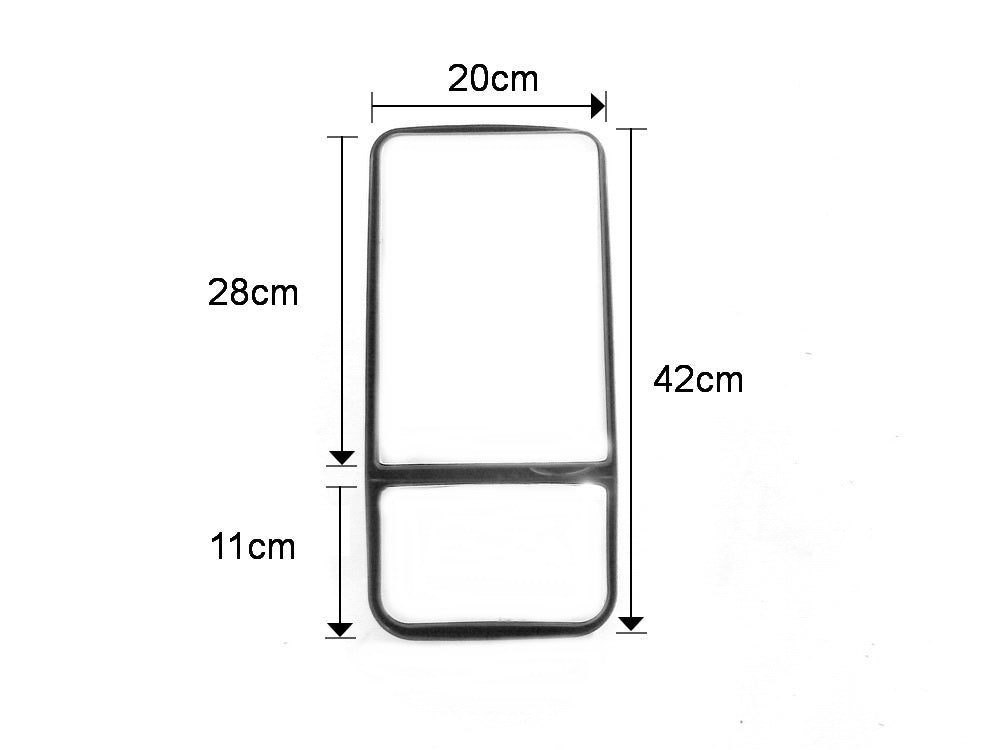 Mitsubishi Fuso Mirror Head R/H = L/H (Right Hand = Left Hand) – Electric – Flat Main Glass – With Spotter – FS5/FP5/FV5…