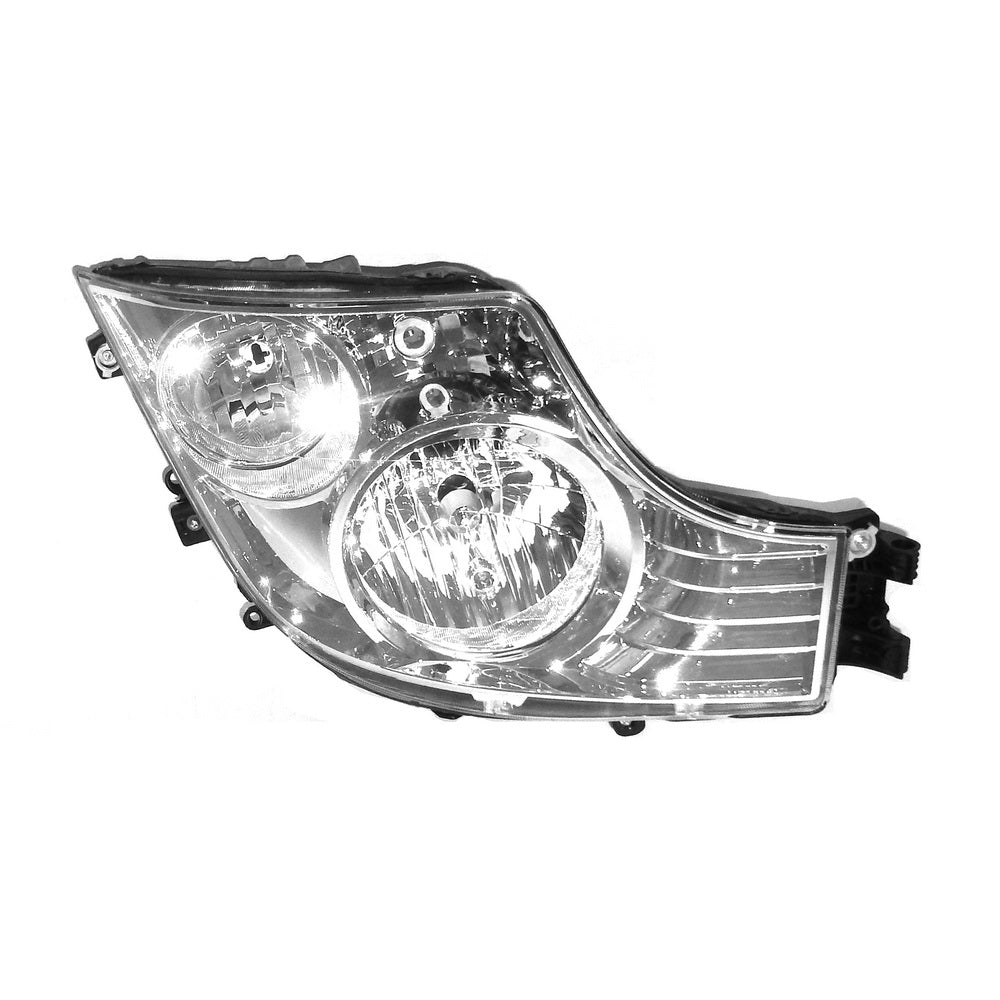 Mercedes-Benz Headlamp Headlight R/H (Right Hand) R/H (Right Hand) – Manual Adjust – With Round Fog Lamps – Mercedes Actros…