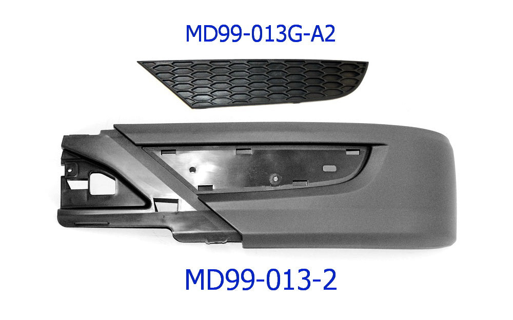 Mercedes-Benz Front Apron End Garnish R/H (Right Hand) – Lower – Inner – 19cm High Apron – Actros MP3 (08-11) product image