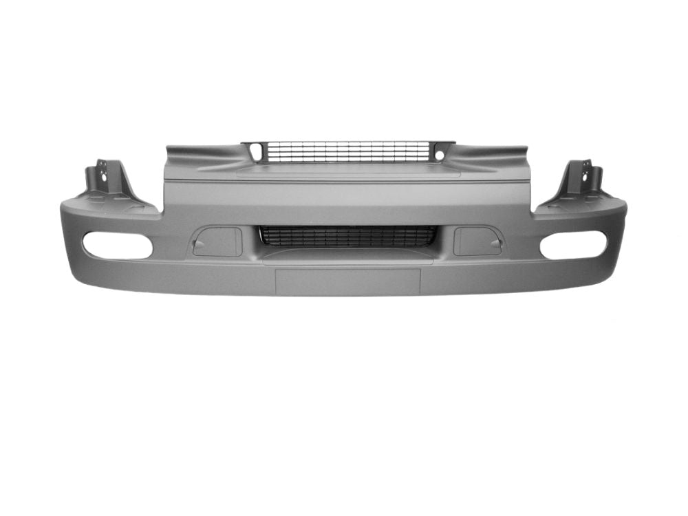Renault Front Bumper Bar – High Bar – With Fog Lamp Holes – With Mesh/Caps – Premium/ Mack Quantum (96-06) product image