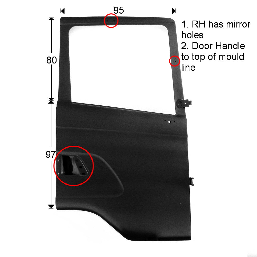 Scania Door Shell R/H (Right Hand) – *B Grade Quality* – R Series (97-05) product image