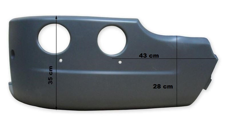 Scania Front Bumper Bar End R/H (Right Hand) – High Bar – Narrow Cab – P Series (11-17) G/R Series (10-17) product image