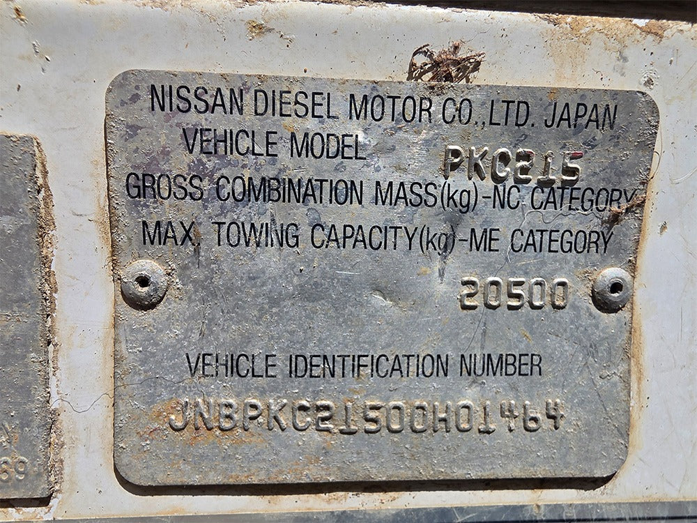 Nissan UD (PK) Cabin Shell – Wide Cab – Manual – 2006 (CJ5883) image 18