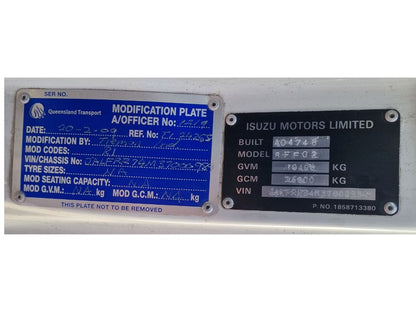 Isuzu F Series (FRR) Cabin Shell – Manual – 1996-2007 (BX1927) image 8