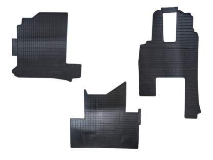Mercedes Actros Rubber Floor Mats Right Hand Left Hand & Centre – 3 Piece Set – MP4 (2016-2020) image 1
