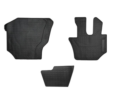 Isuzu F Series Rubber Floor Mats Right Hand Left Hand & Centre – 3 Piece Set – FTR/FVD/FVL/FVM/FVR/FVZ/FVY/FXY/FXZ/FYH/FTS 4×4 (2008-On) image 1