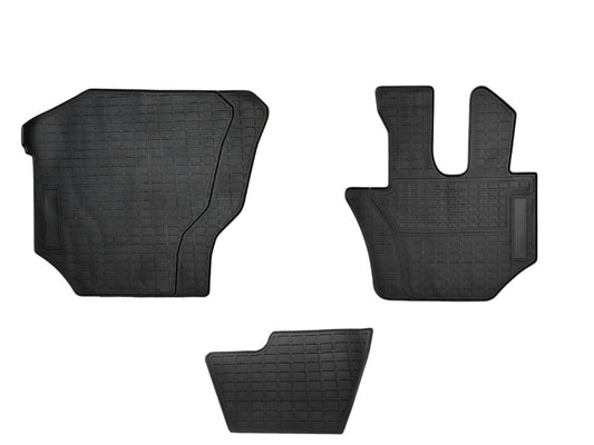 Isuzu F Series Rubber Floor Mats Right Hand Left Hand & Centre – 3 Piece Set – FTR/FVD/FVL/FVM/FVR/FVZ/FVY/FXY/FXZ/FYH/FTS 4×4 (2008-On) image 1