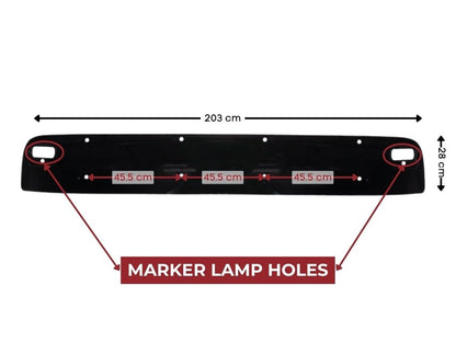 MAN TGL Sunvisor – With 2 Marker Lamp Holes (2005-2014) image 2
