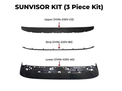 Volvo Version 4 Sunvisor Kit – Complete – FM (2013-2020) image 2