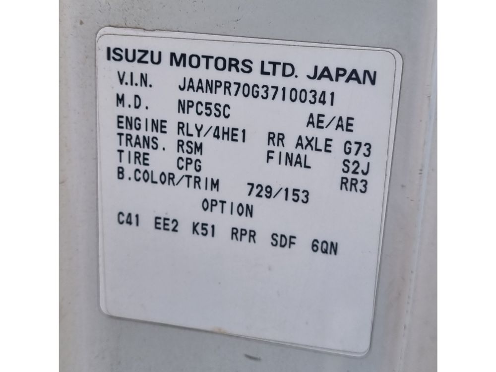 Isuzu N Series (NPR) Cabin Shell – Wide Cab – 1994-2007 (BX1930) image 10