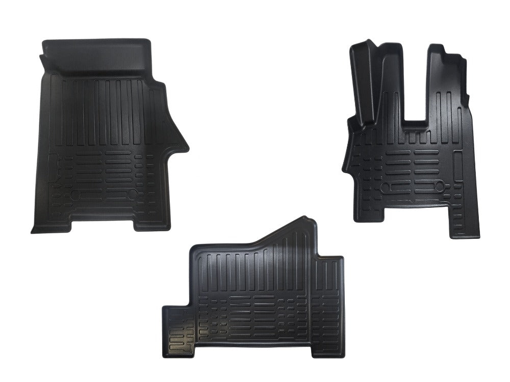 Mercedes Actros TPV 3D Floor Mats Right Hand Left Hand & Centre – 3 Piece Set – MP4 (2016-2020) image 1