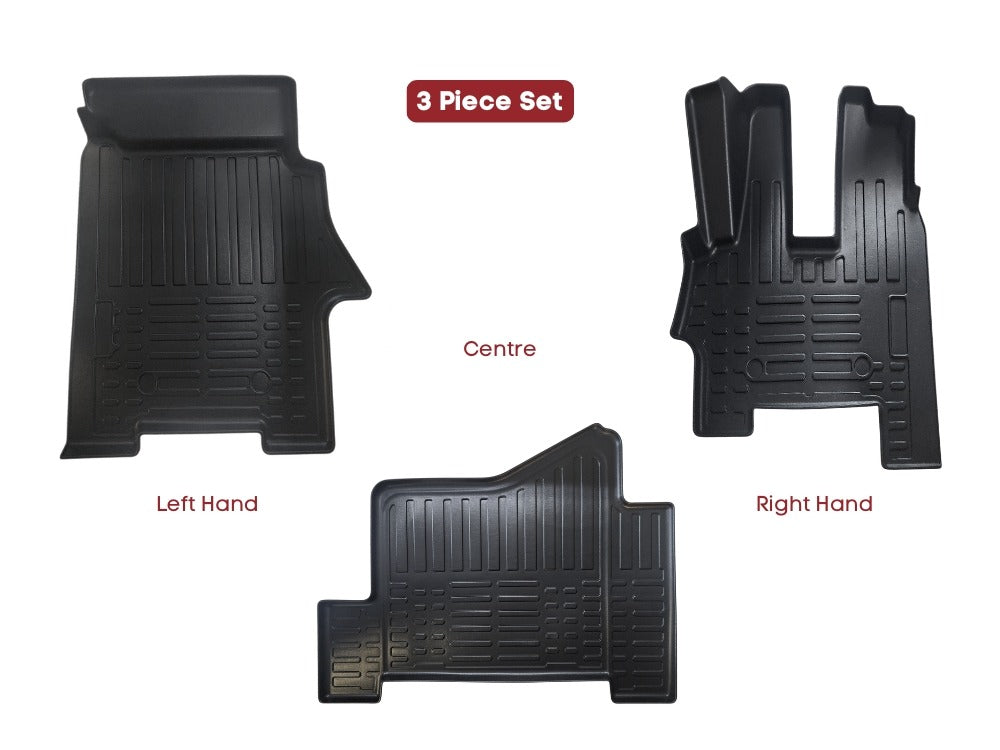 Mercedes Actros TPV 3D Floor Mats Right Hand Left Hand & Centre – 3 Piece Set – MP4 (2016-2020) image 2
