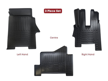 Mercedes Actros TPV 3D Floor Mats Right Hand Left Hand & Centre – 3 Piece Set – MP4 (2016-2020) image 2