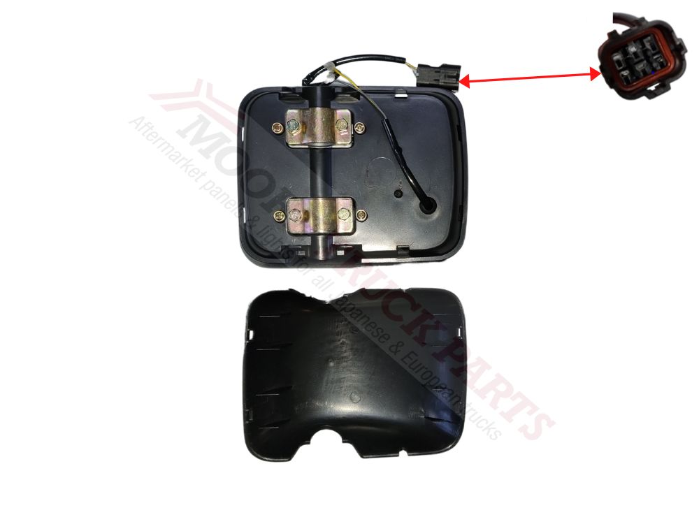 Hino 500 Series Spotter Mirror Right Hand / Left Hand – Electric Heated – Large – FC/FD/FE (2017-On) image 3