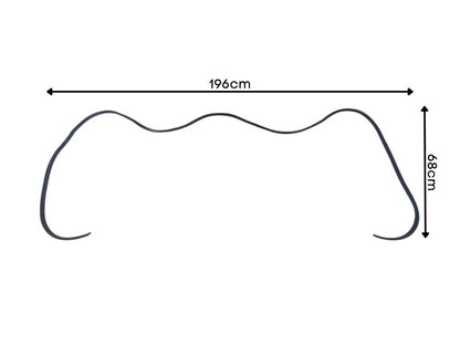 Isuzu F Series FTR/FVD/FVL/FVM/FVR/FVZ/FVY/FXY/FXZ/FYH/FTS 4×4 (2008-On) – Front Windscreen Molding – Upper | Image 2