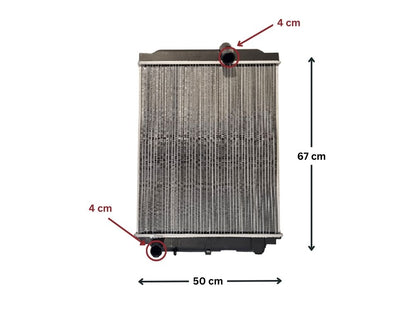 Hino 300 Series/Dutro Radiator – Narrow Cab – N04C – Manual Transmission – XZU6/7_XKU6/7_XJC7 (10/2011-On) image 2