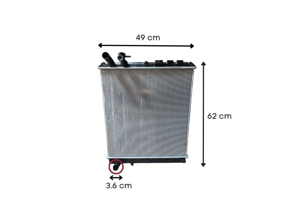 Isuzu N Series Radiator – 4.8L 4HE1-XS M/T – NPR/NQR (12/2004-2008) image 3