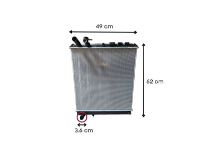 Isuzu N Series Radiator – 4.8L 4HE1-XS M/T – NPR/NQR (12/2004-2008) image 3