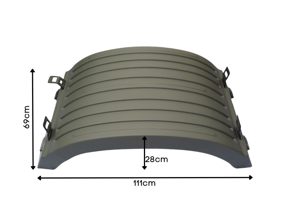 Mercedes Actros Mud Guard Right Hand / Left Hand – Upper – With Straps – MP2 (2003-2008) image 2