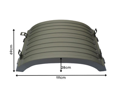 Mercedes Actros Mud Guard Right Hand / Left Hand – Upper – With Straps – MP2 (2003-2008) image 2