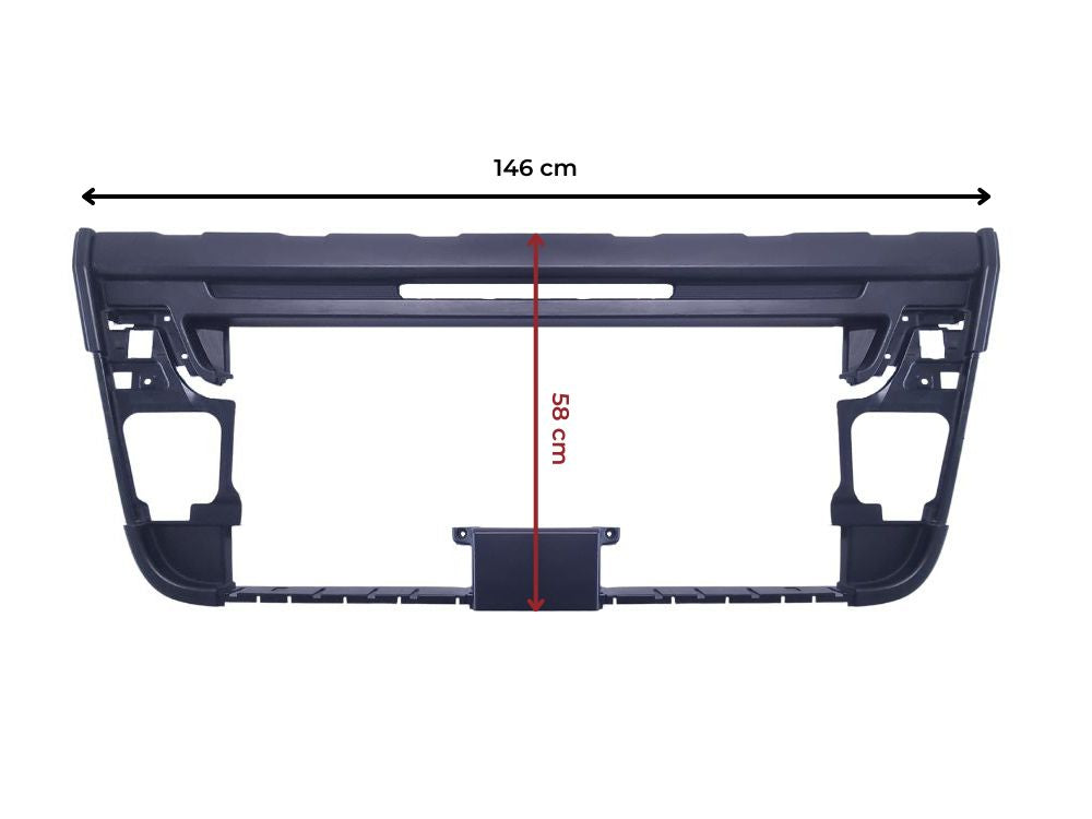 Mitsubishi/Fuso Shogun Front Bumper Grille Frame – High Bar – 360/400/460/530 (2018-On) image 2