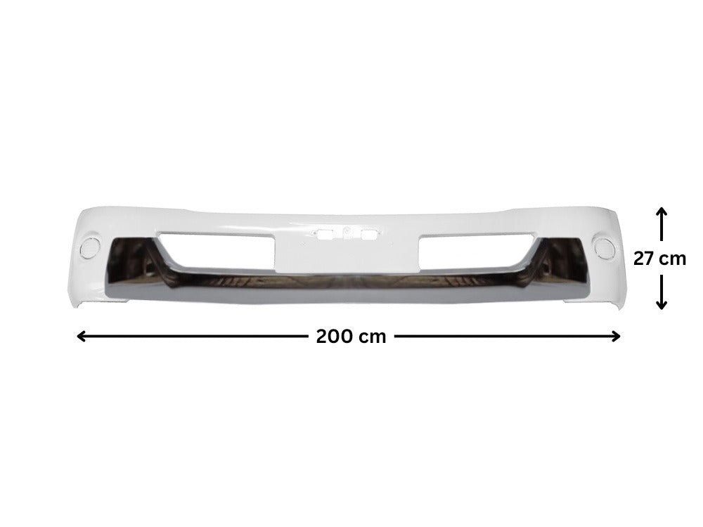 Hino 300 Series/Dutro Front Bumper Bar – With Chrome Mould – Wide Cab – XZU6/7_XKU6/7_XJC7 (10/2011- 05/2019) image 2