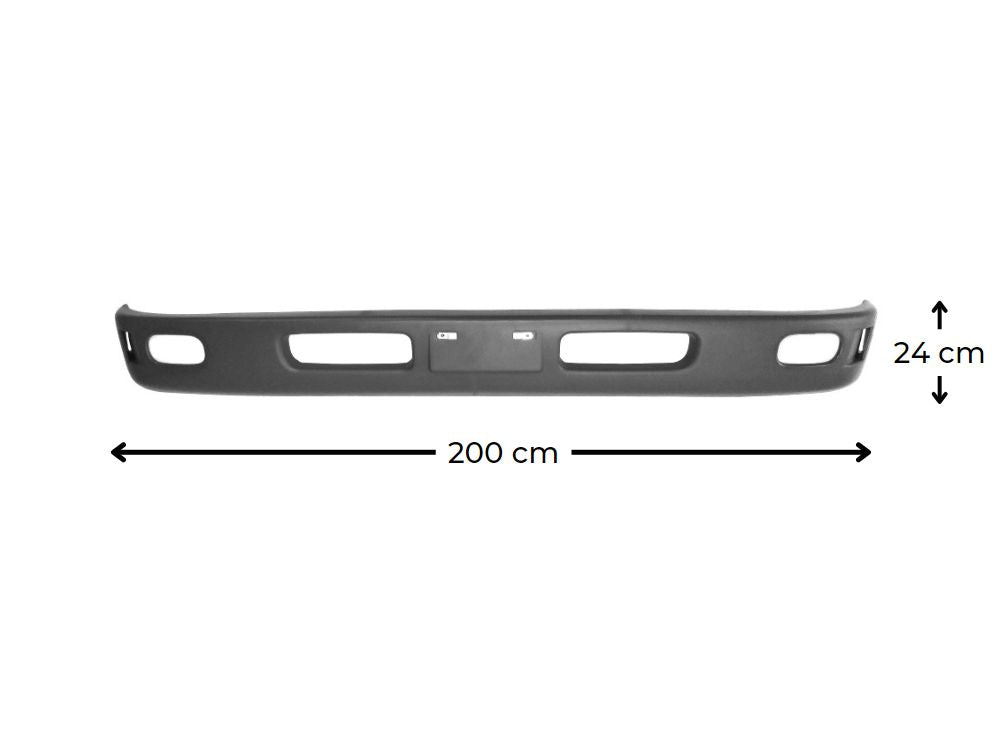 Mitsubishi/Fuso Canter Front Bumper Bar – With Fog Lamp Holes – Wide Cab – FE6/FG6 (1995-2005) image 2