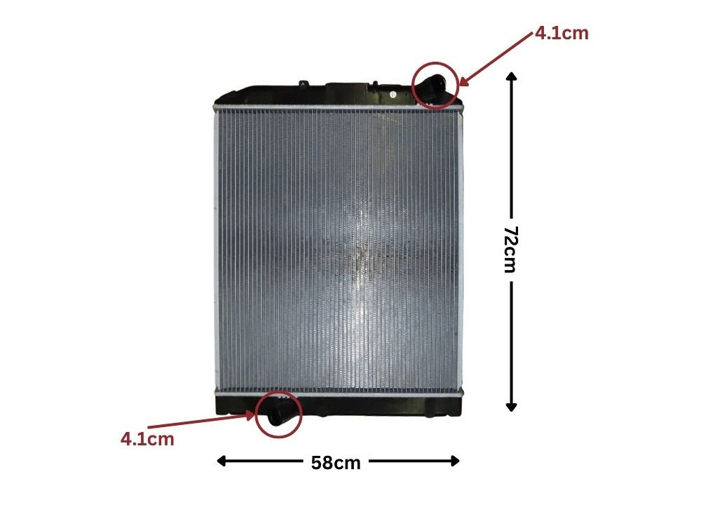 Hino 300 Series/Dutro Radiator – Wide Cab – N04C – Manual Transmission – XZU6/7_XKU6/7_XJC7 (10/2011-On) image 2