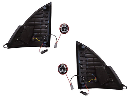 Hino 700 Series Flasher Right Hand And Left Hand – Pair – Black – LED – FS/FY (2004-2018) image 3