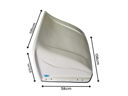 Hino Dutro/Toyota Dyna 300 Series Roof Scoop – High – XZU3/XZU4 (2000-2011) image 3