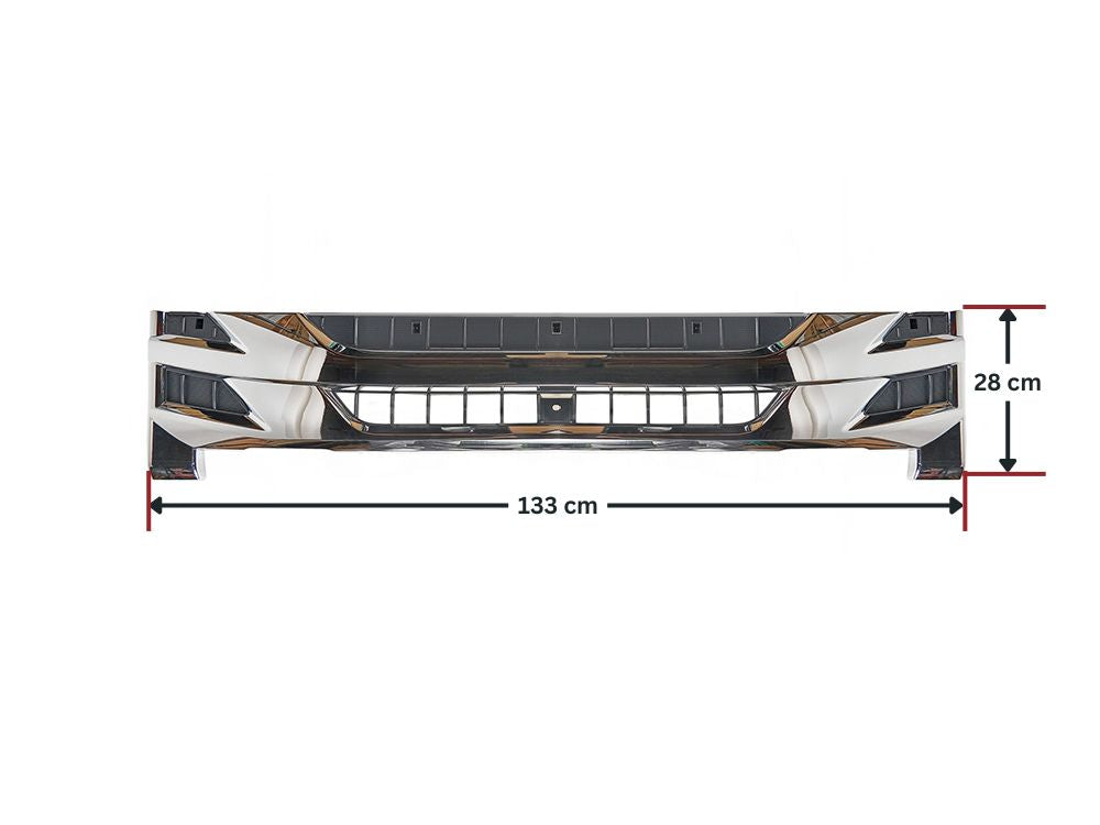 Isuzu N Series Grille – Chrome – Wide Cab – NPR/NPS/NQR (06/2015-On) image 2