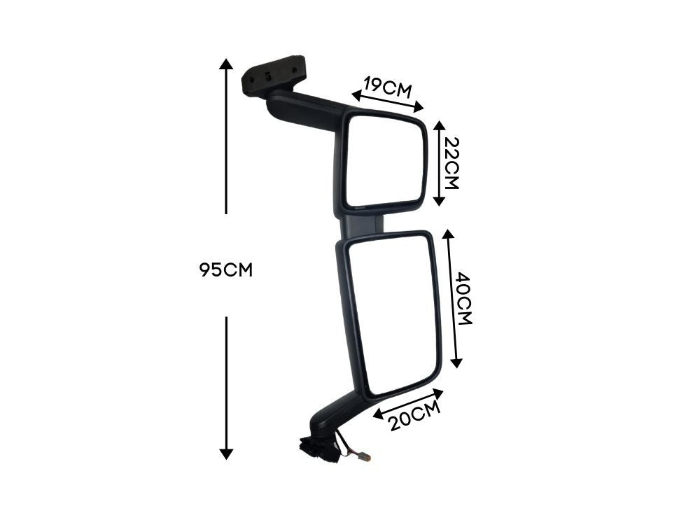 Scania Series 7 (NTG) Mirror Assembly Right Hand – Flat – With Curve Spotter – G/P/R/S Cab (2018-On) image 3