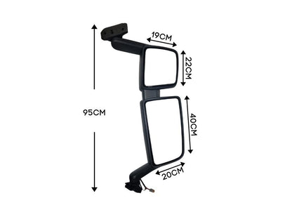 Scania Series 7 (NTG) Mirror Assembly Right Hand – Flat – With Curve Spotter – G/P/R/S Cab (2018-On) image 3