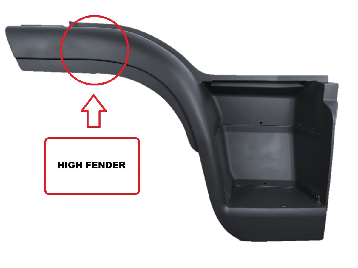 Iveco Eurocargo Step Panel Right Hand – Twin Step – With High Fender – Dark Grey – 120E/140E/160E (2002-2009) image 1