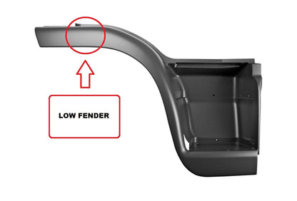 Iveco Eurocargo Step Panel Right Hand – Twin Step – With Low Fender – Black – 120E/140E/160E (2002-2009) image 2