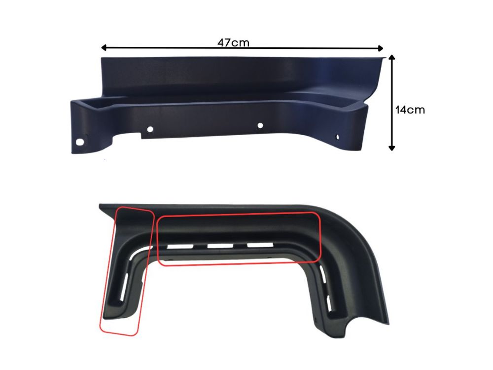 Isuzu Giga Step Panel Garnish Right Hand – CXZ/CXY/CYZ/EXD/EXY/EXZ (1994-2017) image 2