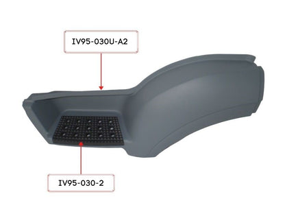 Iveco Stralis Step Plate Left Hand – Upper – Pltic – Dark Grey – AT/AD (2004-2008) image 3