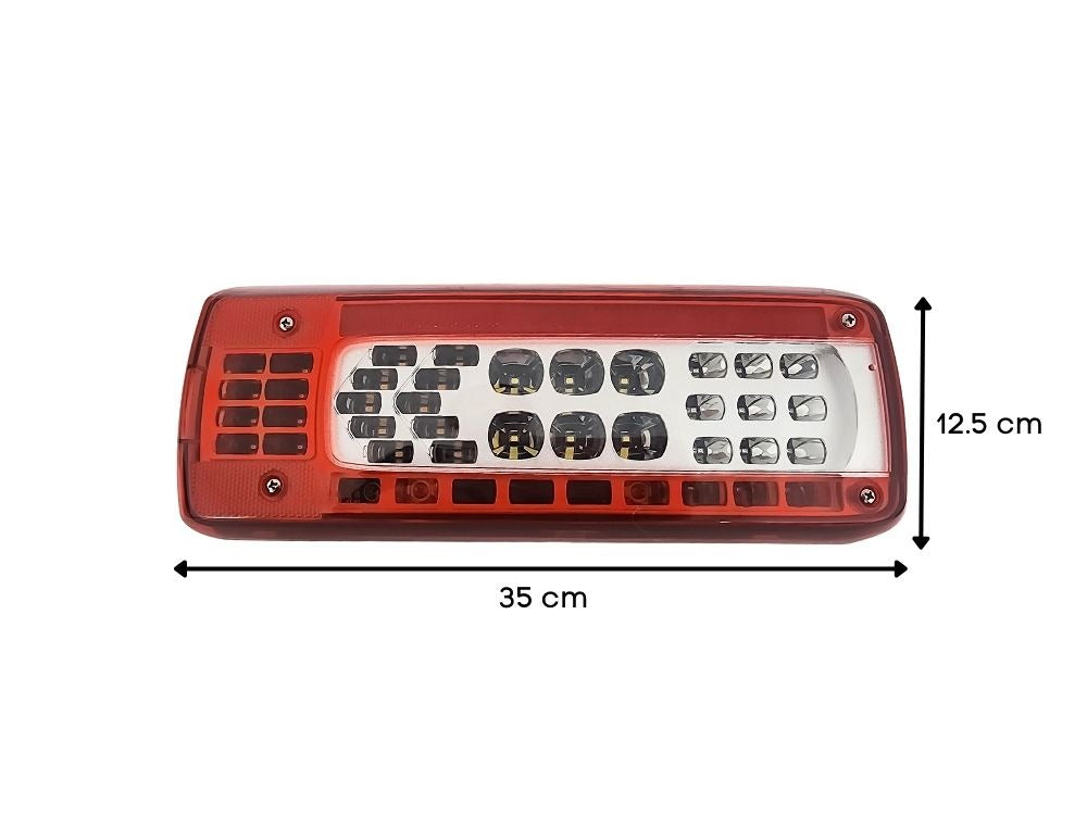 Volvo Version 4 Tail Lamp Left Hand – With License Plate Lamp – LED – Rigid Models – FM (2013-2020) image 2