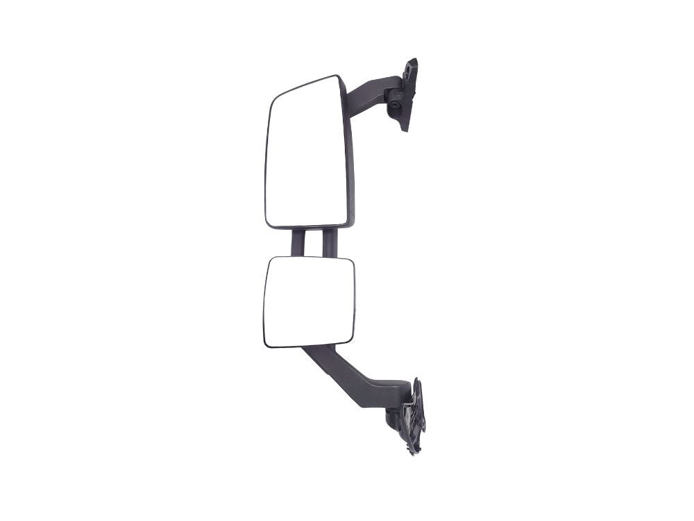 Volvo Version 4 Mirror Assembly Left Hand – Silver – Flat – With Curved Spotter – FH (2013-2020) image 1