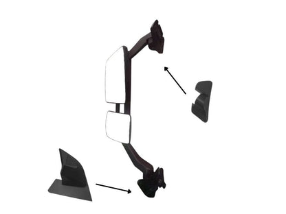 Volvo Version 5 Mirror Assembly Left Hand – Flat – With Curved Spotter – FH (2020-On) image 5