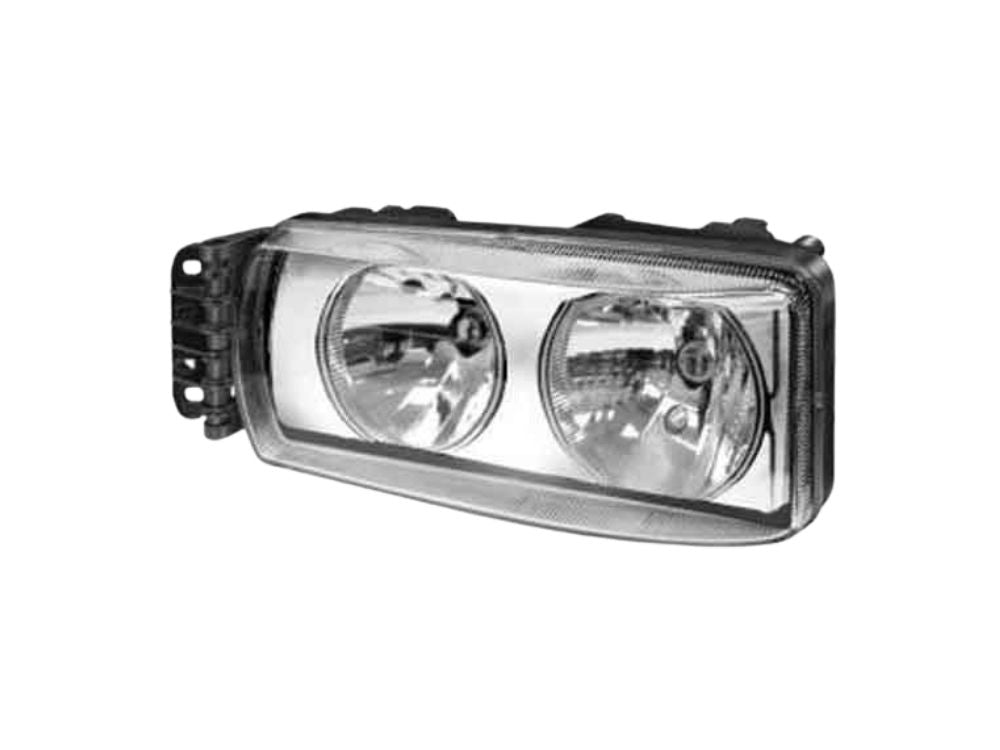 Iveco Eurocargo HeadLamp Left Hand – Electric Adjust – With Silver Lens – 120E/140E/160E (2002-2009) image 1